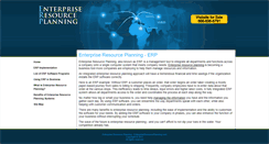 Desktop Screenshot of enterpriseresourceplanning.com